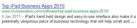 Without Google Search Result for blog post