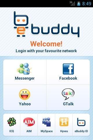 eBuddy Android Chat App eBuddy Android Chat App