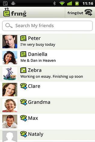 Fring Chat Application For Android Phone Fring Chat Application For Android Phone