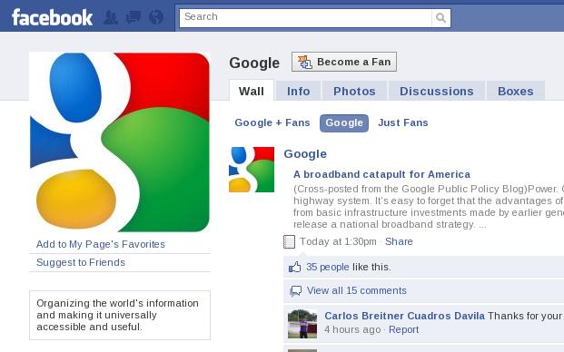 Facebook And Google Facebook And Google