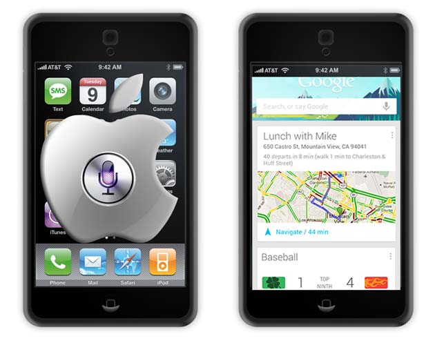 Apple-Siri-Versus-Google-Now Apple Siri Versus Google Now