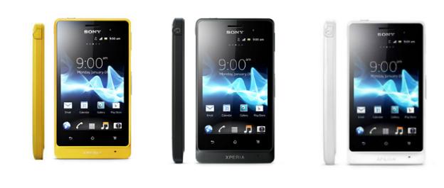 Sony Xperia Go Front Sony Xperia Go Front