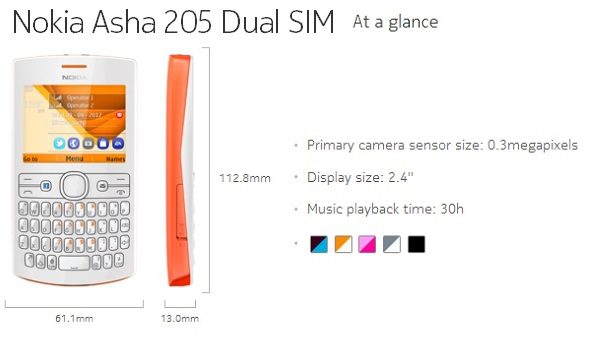 sha 205 Dual SIM At A Glance Nokia Asha 205 Dual SIM At A Glance