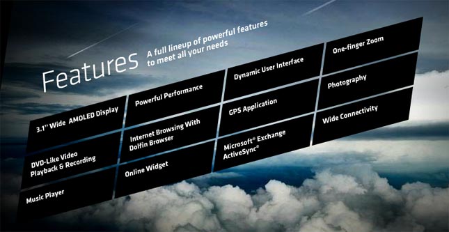 Samsung Jet Features