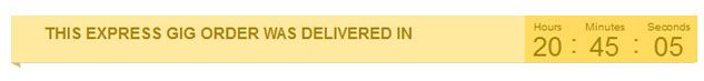 Wait up to online service provider to finish their work