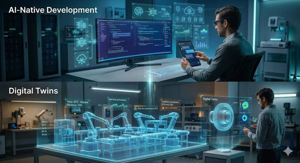 AI-Native Development and Digital Twins