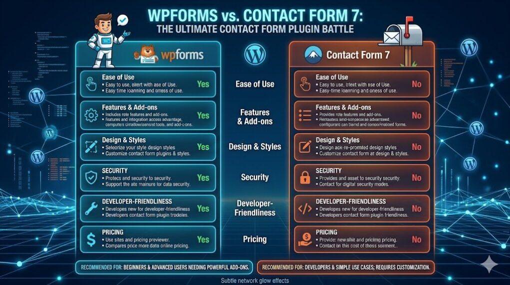 WP Forms and Contact Form 7 Contact Form Plugins