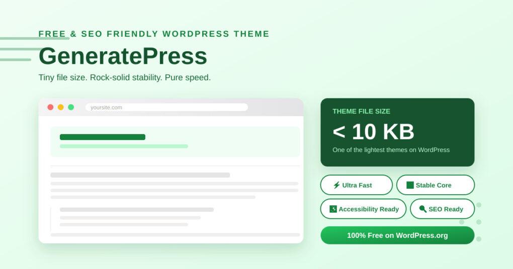 Generatepress theme Generatepress theme